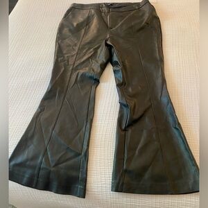 Faux leather pants
